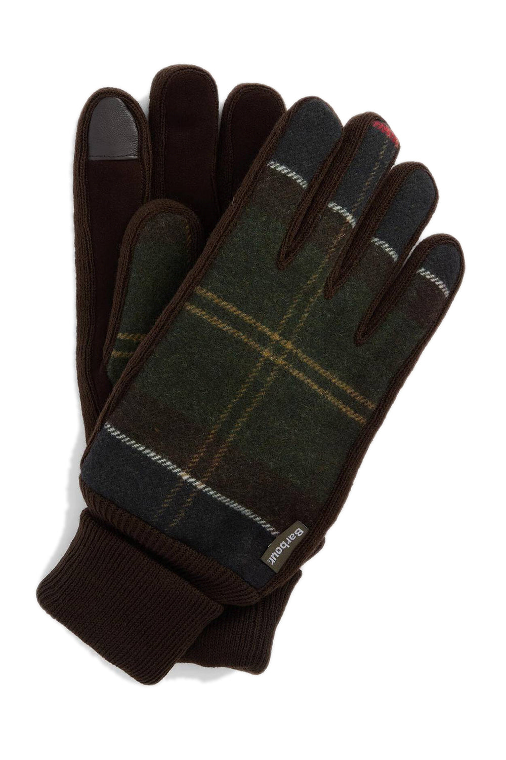 BARBOUR Guanti in tartan Hackney