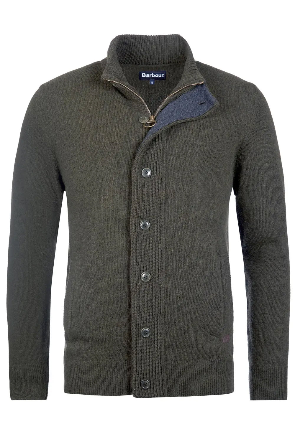 BARBOUR Maglione con zip Patch
