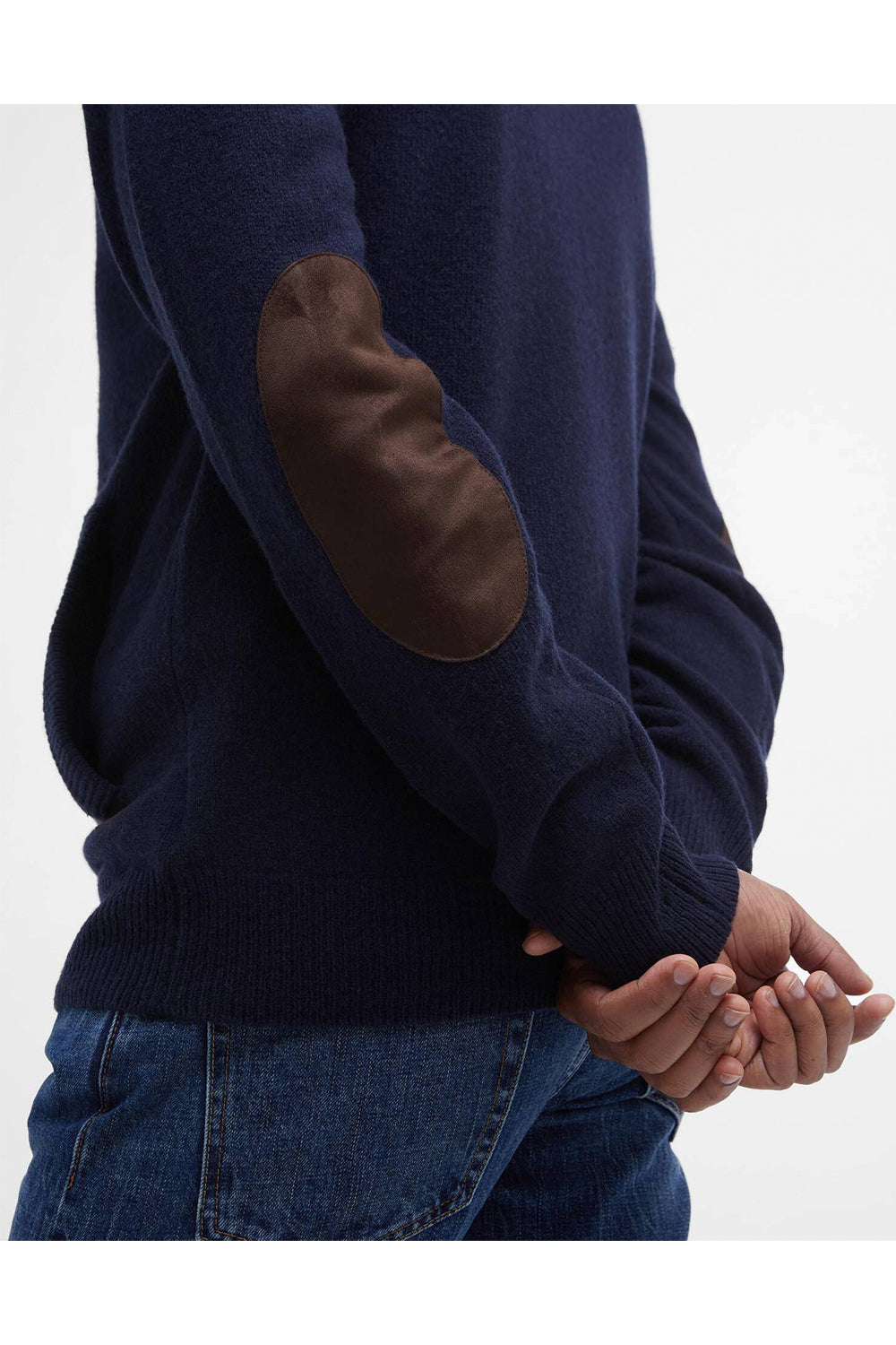 BARBOUR Maglione con zip Patch