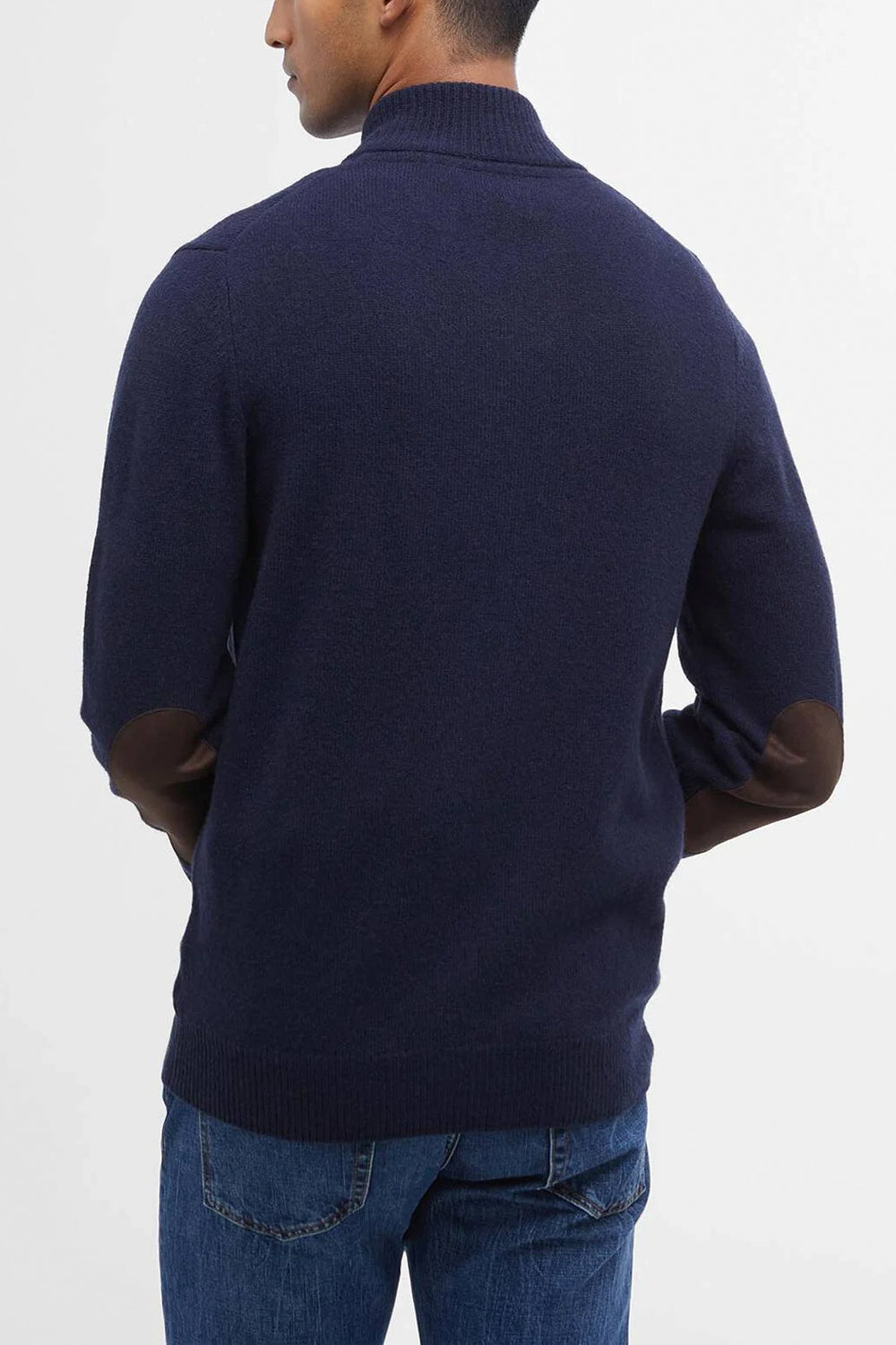 BARBOUR Maglione con zip Patch