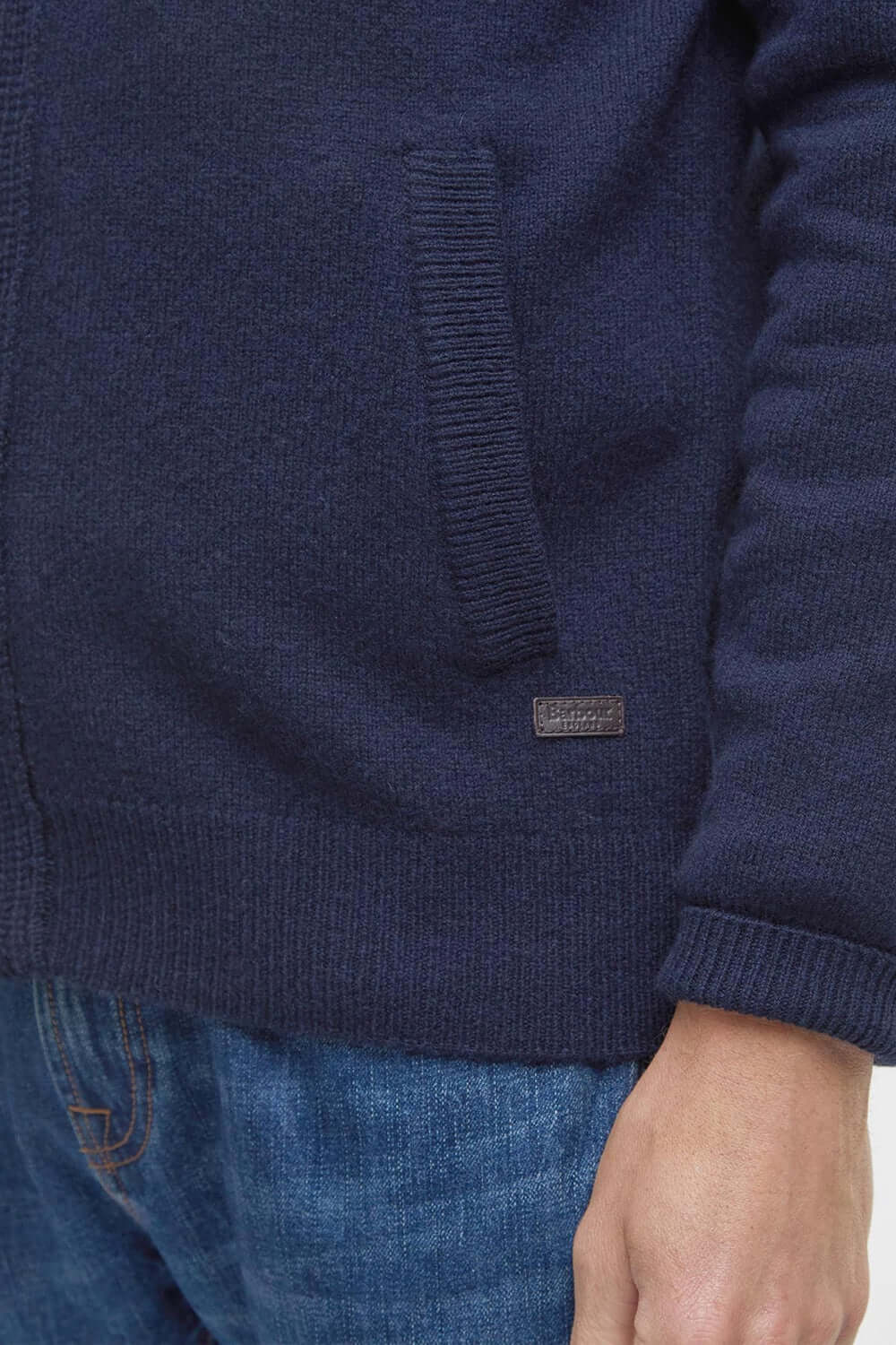 BARBOUR Maglione con zip Patch Uncategorized BARBOUR