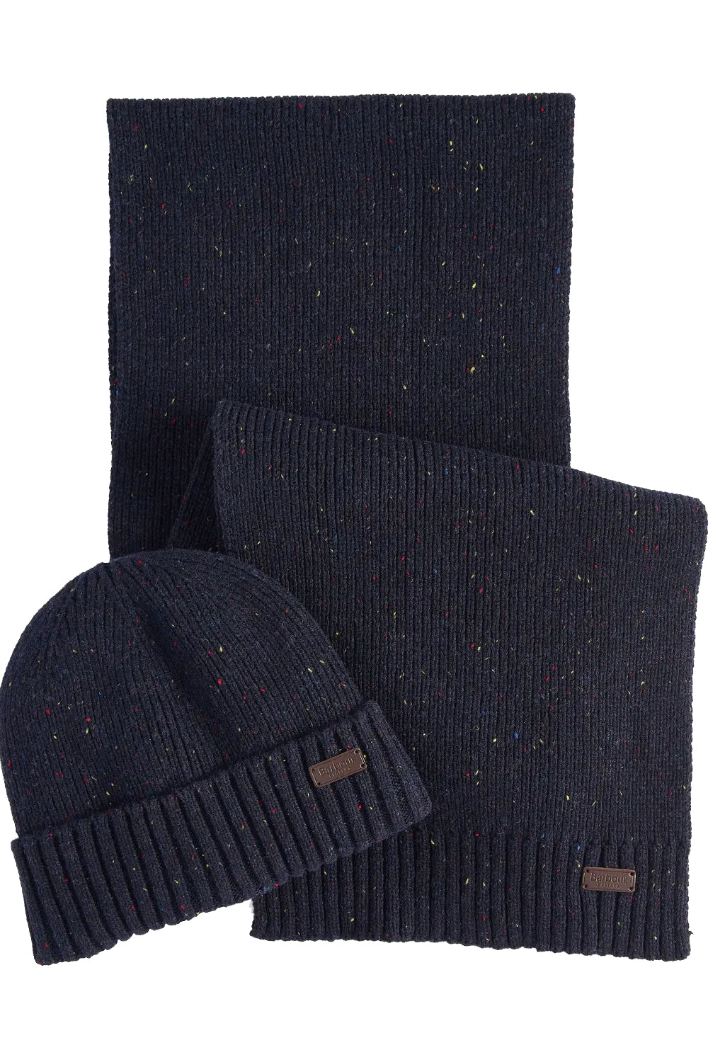 BARBOUR Set regalo di berretto e sciarpa Carlton Fleck
