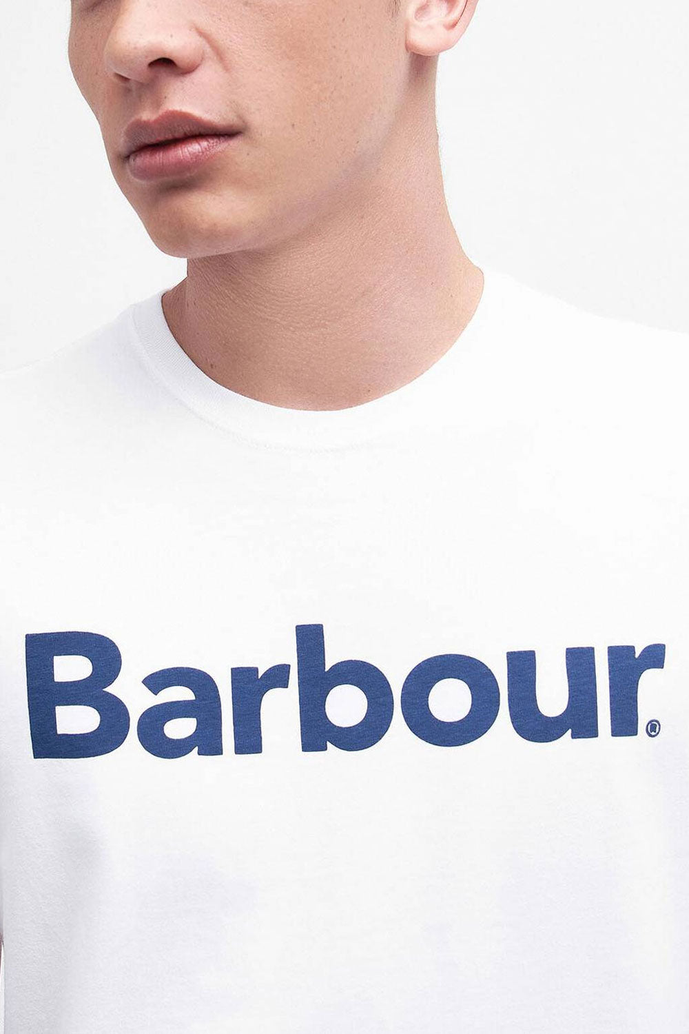 BARBOUR Tshirt in cotone con logo
