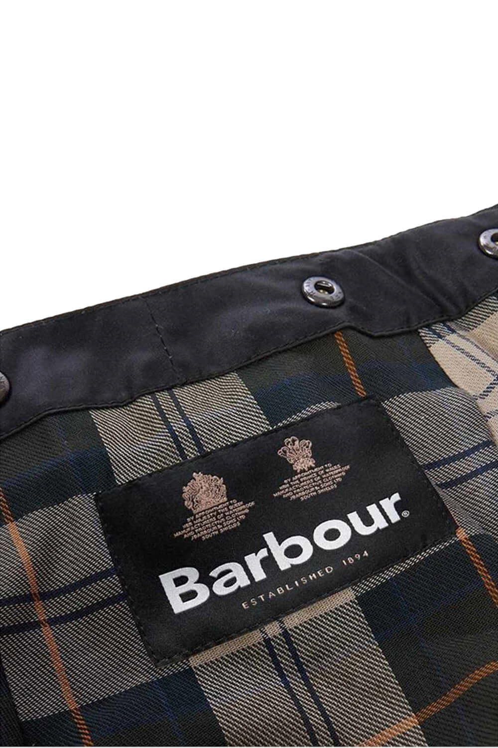 BARBOUR Cappuccio in cotone cerato Uncategorized BARBOUR