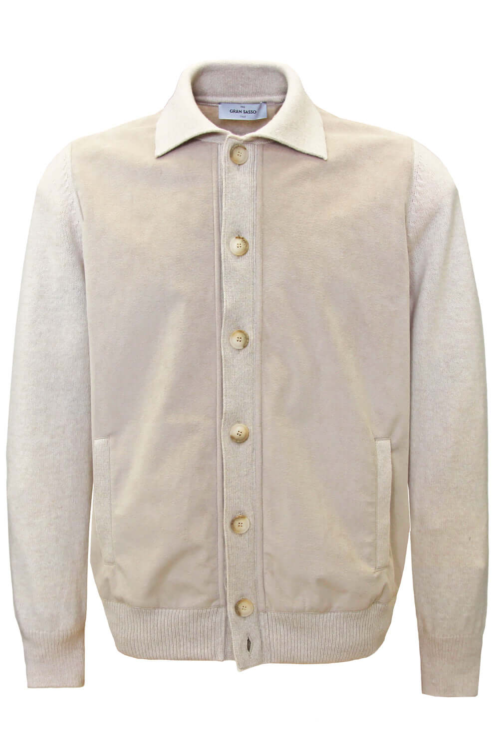 GRAN SASSO Bomber in lana e suede Uncategorized GRAN SASSO