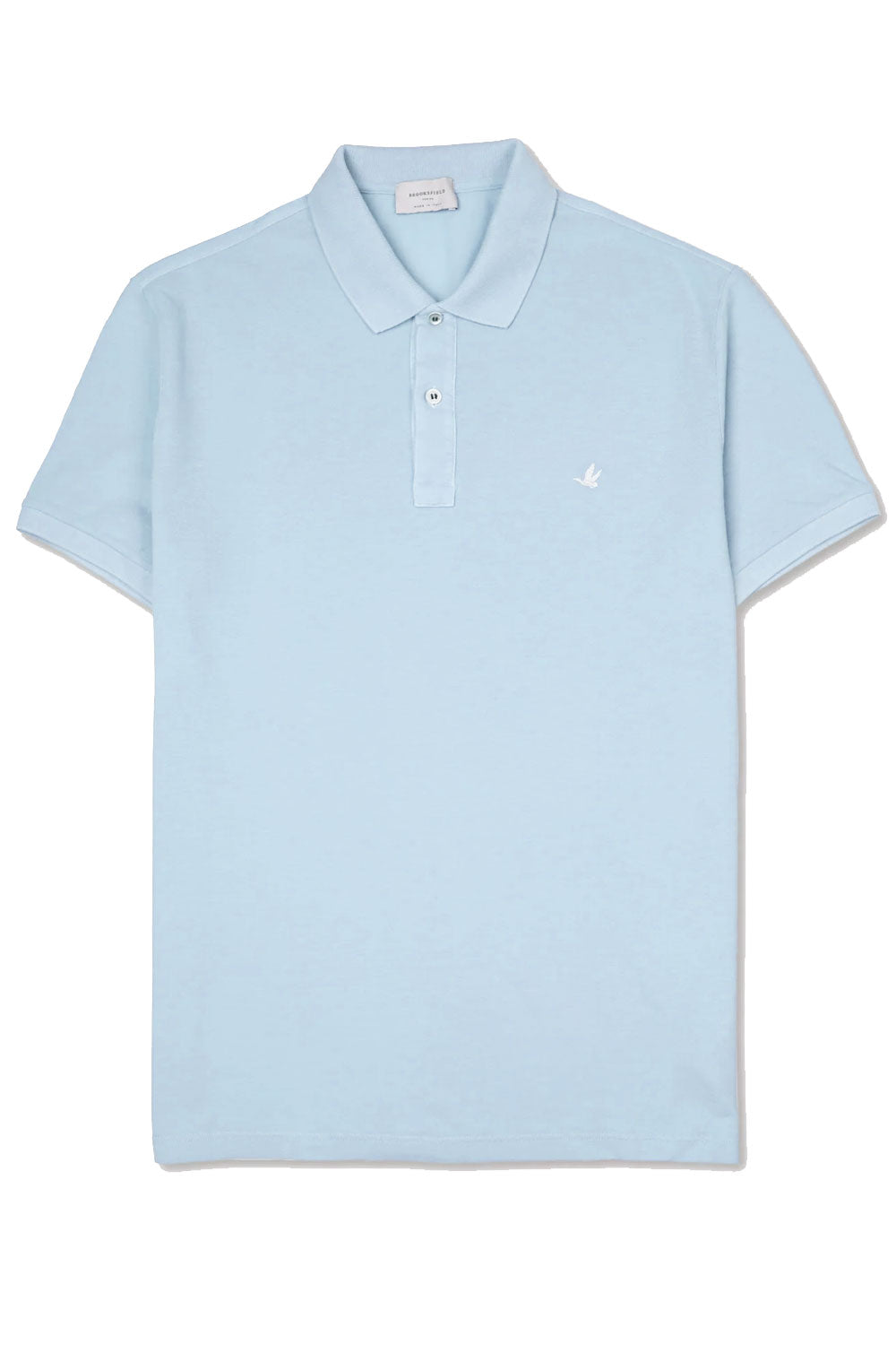 BROOKSFIELD Polo in piquet di cotone con logo ricamato