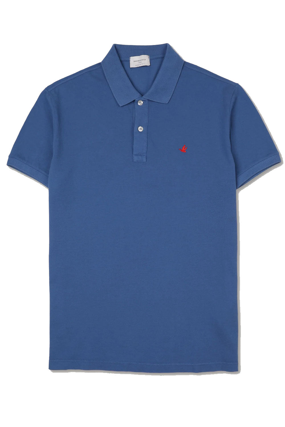 BROOKSFIELD Polo in piquet di cotone con logo ricamato