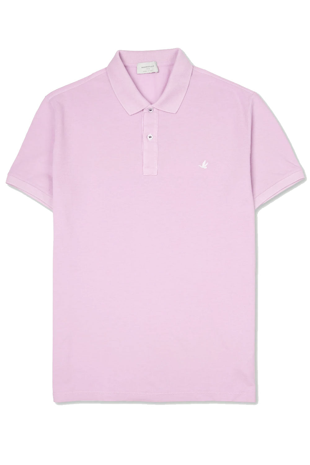 BROOKSFIELD Polo in piquet di cotone con logo ricamato