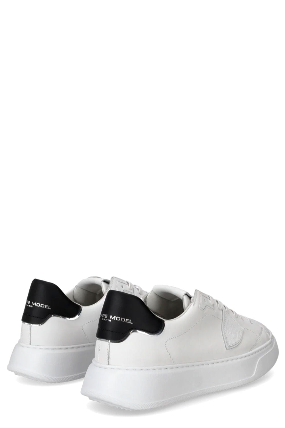PHILIPPE MODEL Sneaker bassa Temple uomo bianco e nero