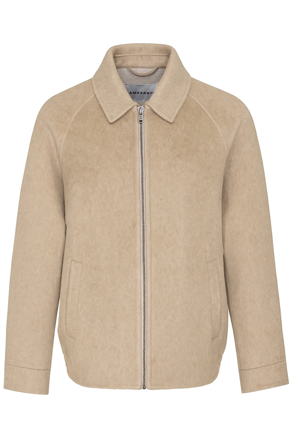 AMARANTO Giacca caban in lana