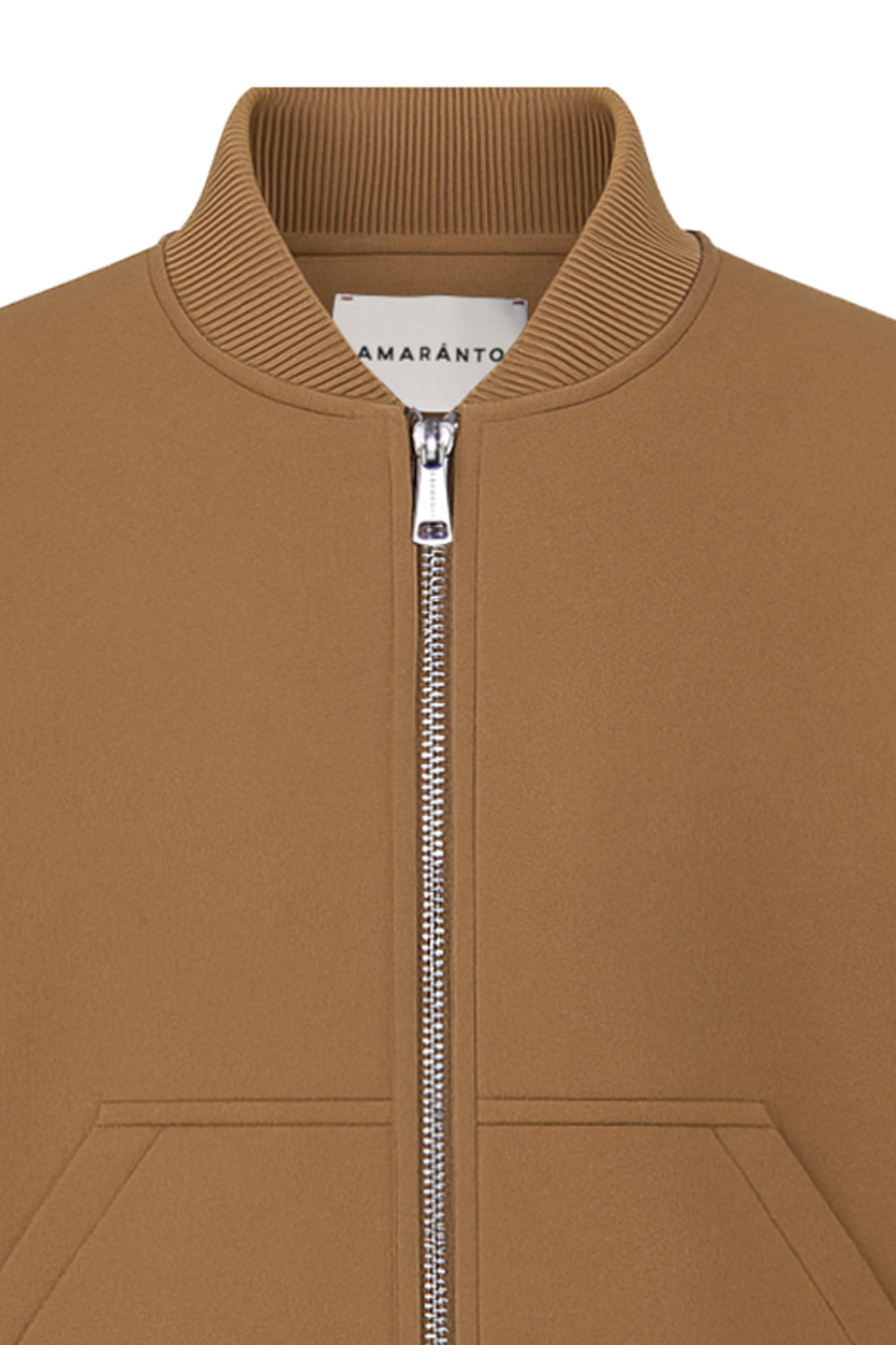 AMARANTO Giubbotto caban in panno