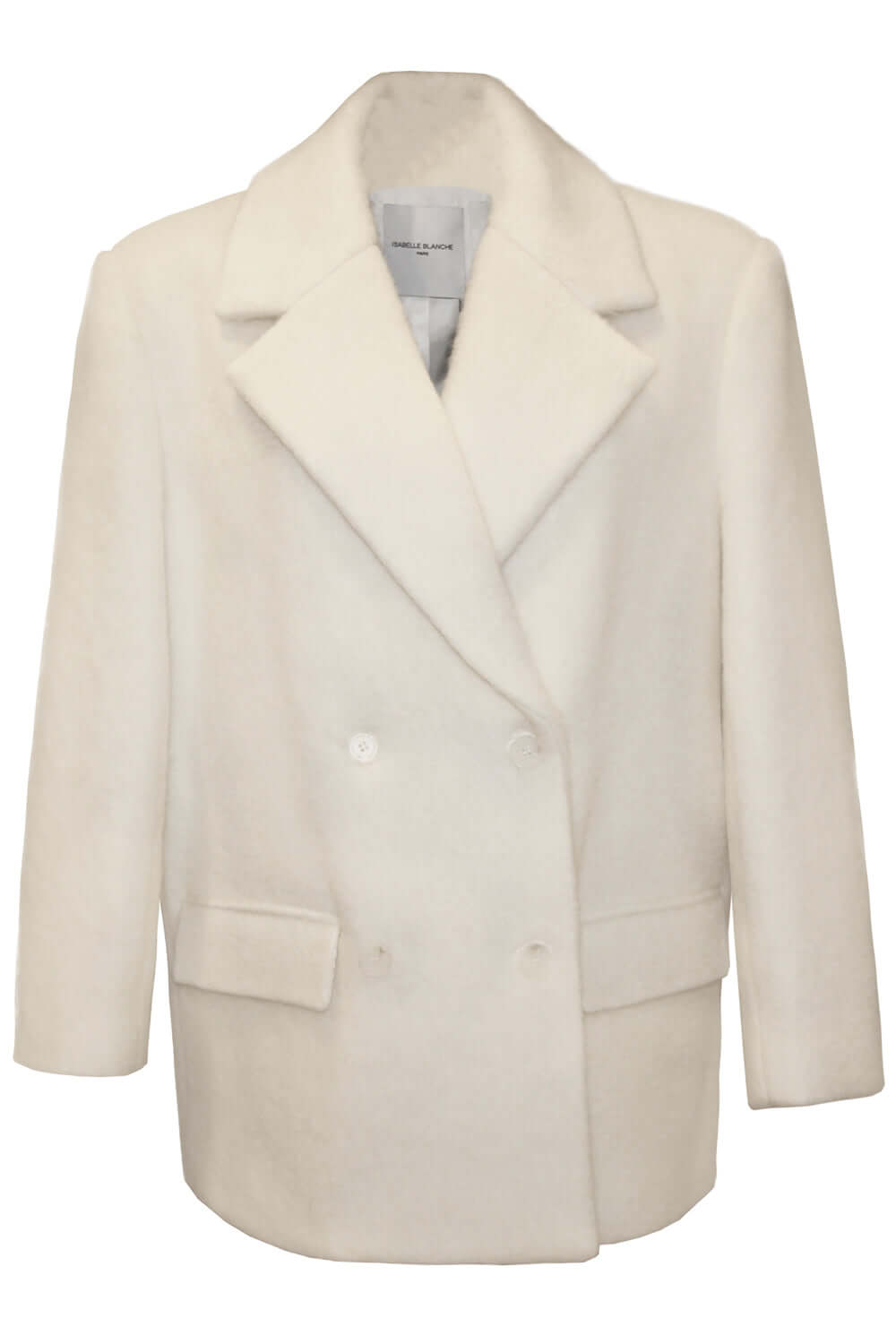 ISABELLE BLANCHE Cappotto corto con rever ampio