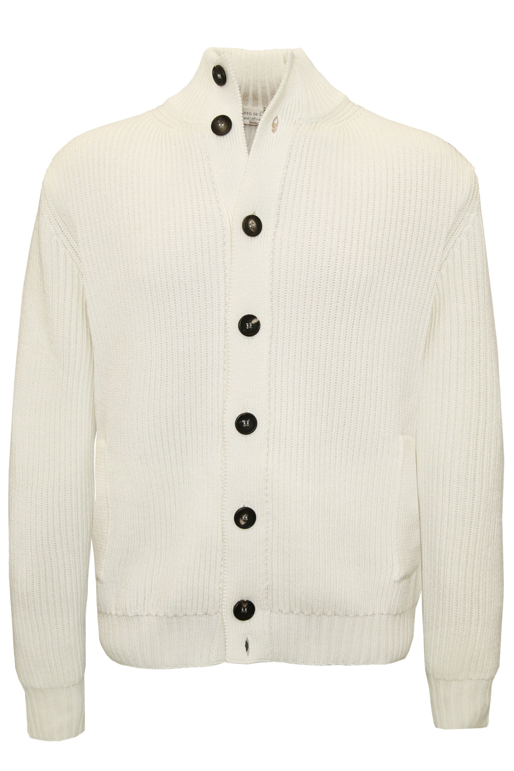 FILIPPO DE LAURENTIIS Cardigan in lana a coste