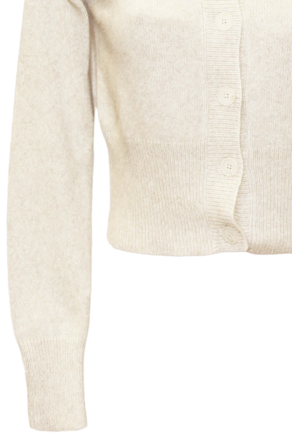 ISABELLE BLANCHE Cardigan in lana e volpe con spalline Uncategorized ISABELLE BLANCHE