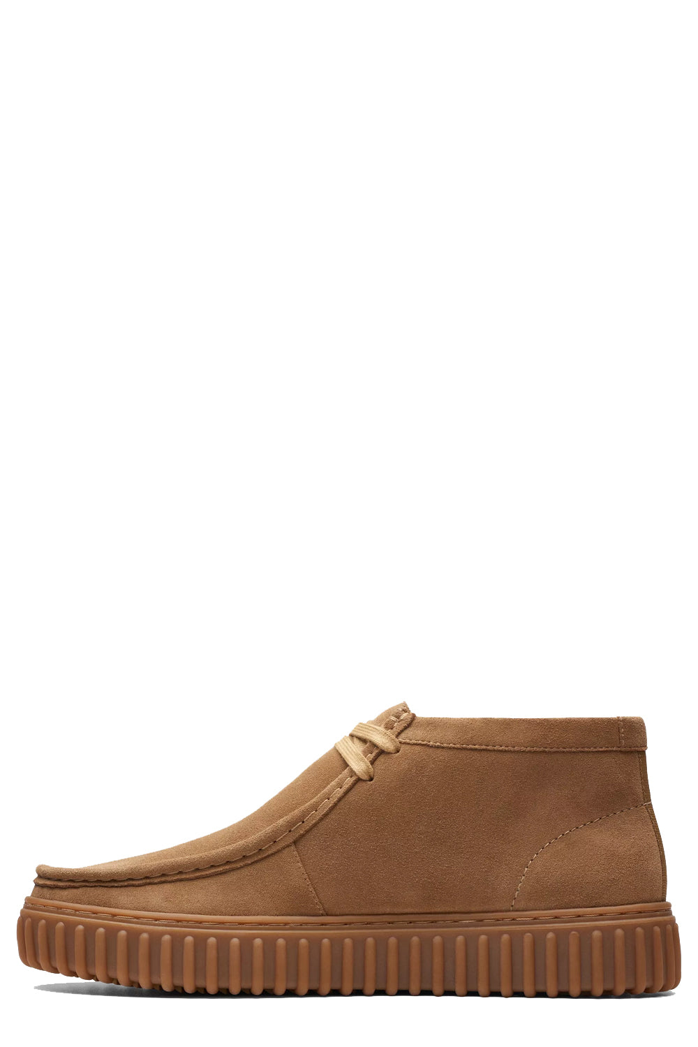 CLARKS Polacchino Torhill Hi in Camoscio