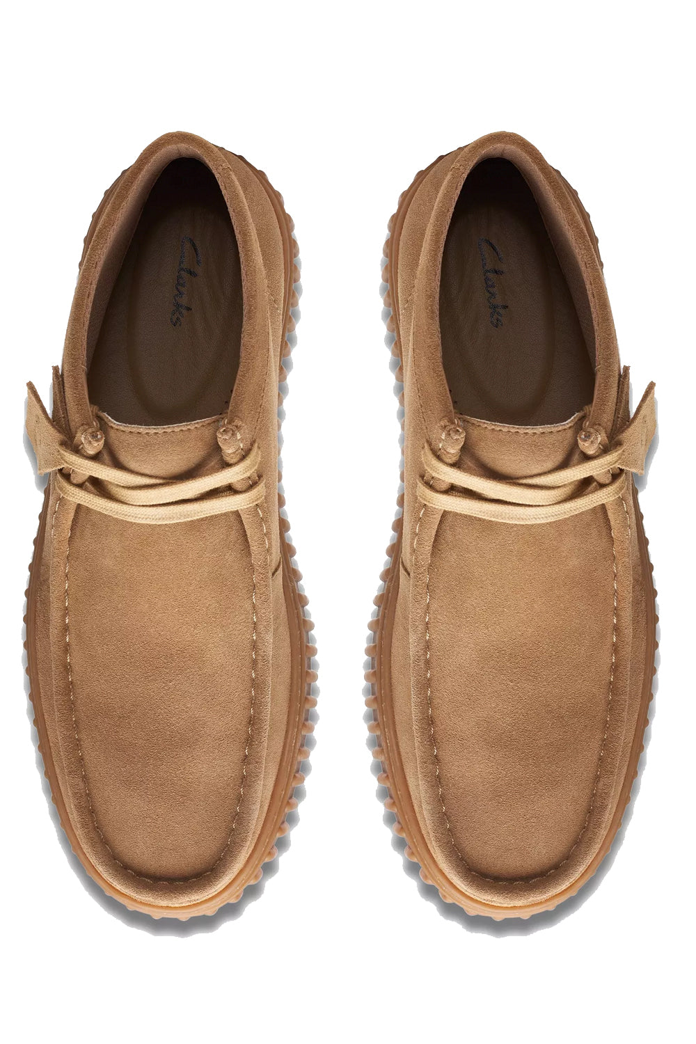 CLARKS Polacchino Torhill Hi in camoscio