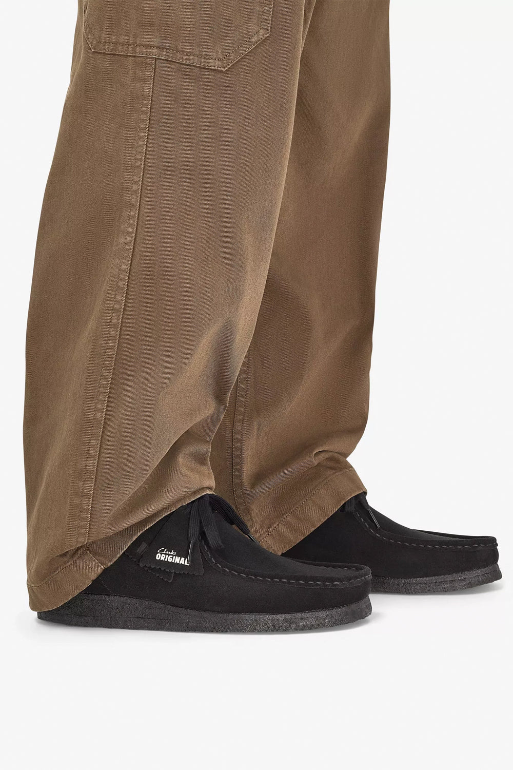 CLARKS Polacchino Wallabee in scamosciato