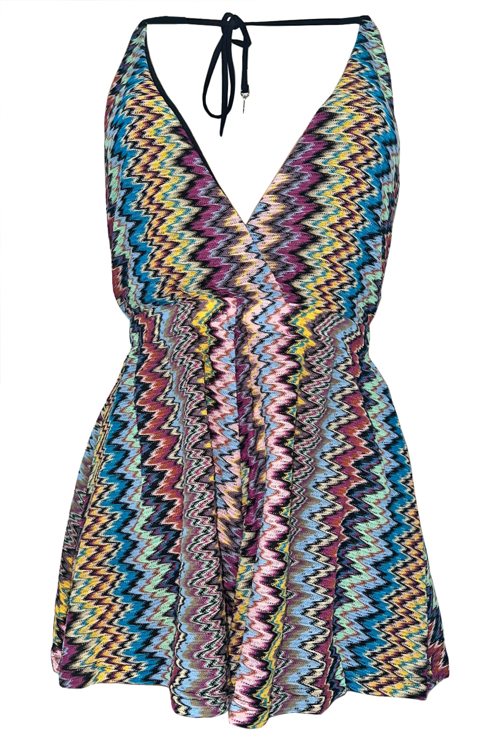 COTAZUR Tuta in maglia zigzag Uncategorized COTAZUR