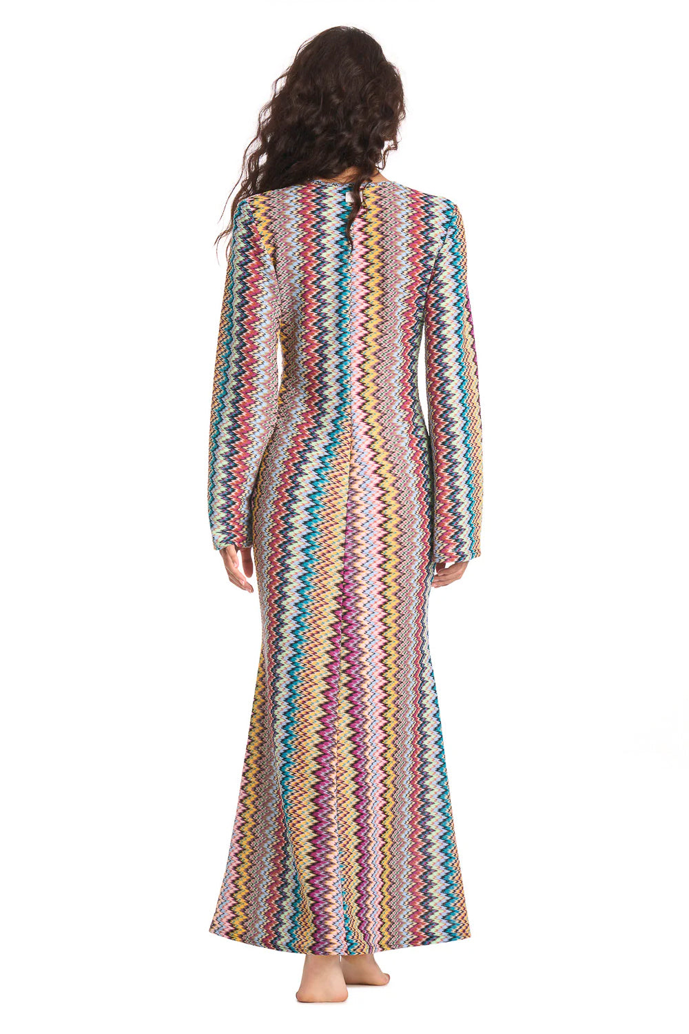 COTAZUR Abito lungo zigzag Uncategorized COTAZUR