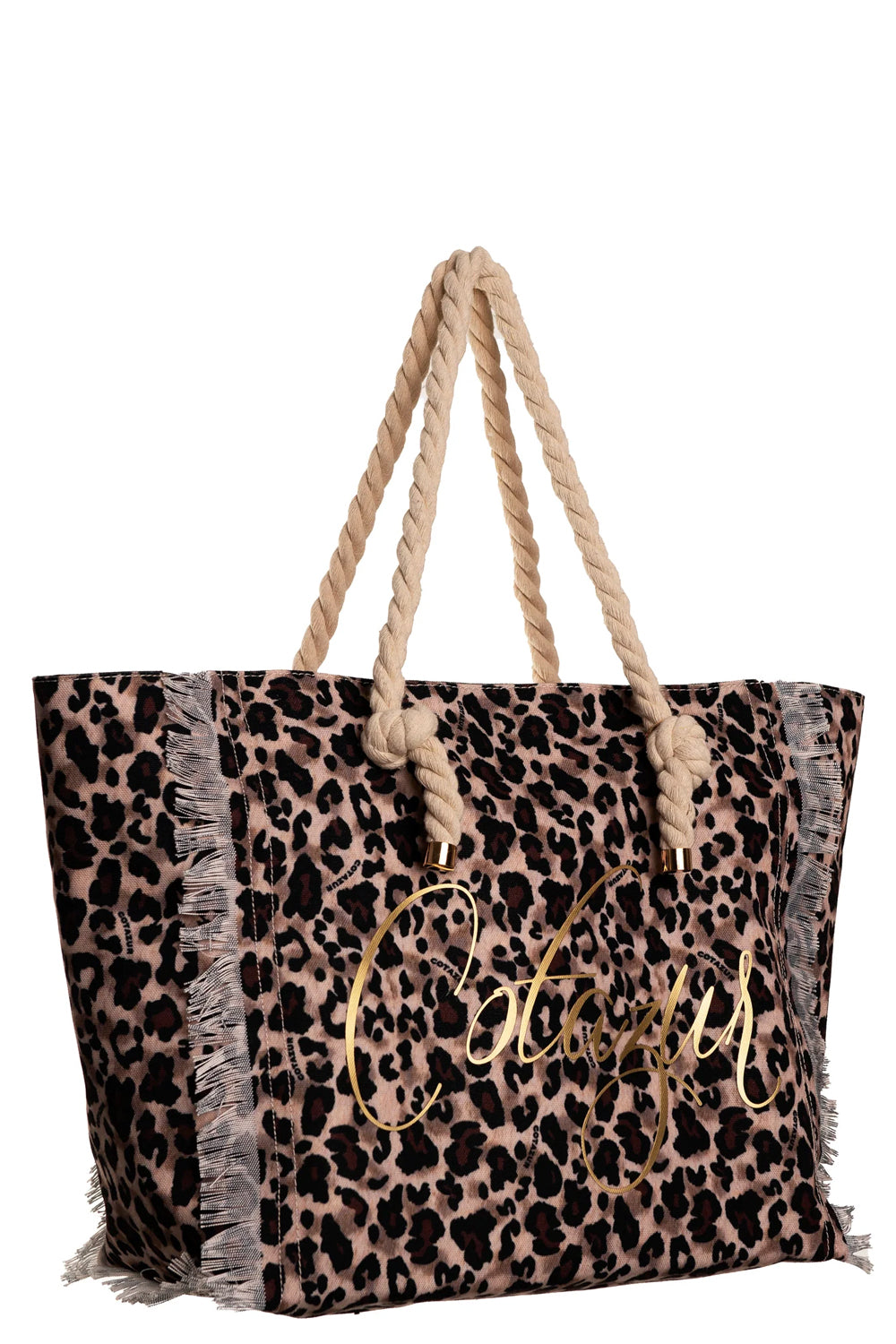 COTAZUR Borsa in canvas con logo Uncategorized COTAZUR
