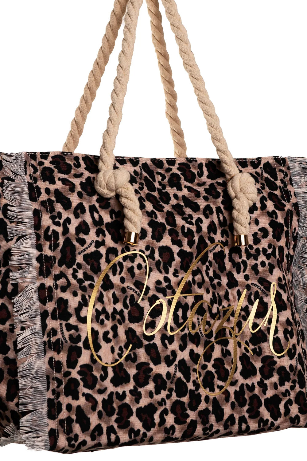 COTAZUR Borsa in canvas con logo Uncategorized COTAZUR