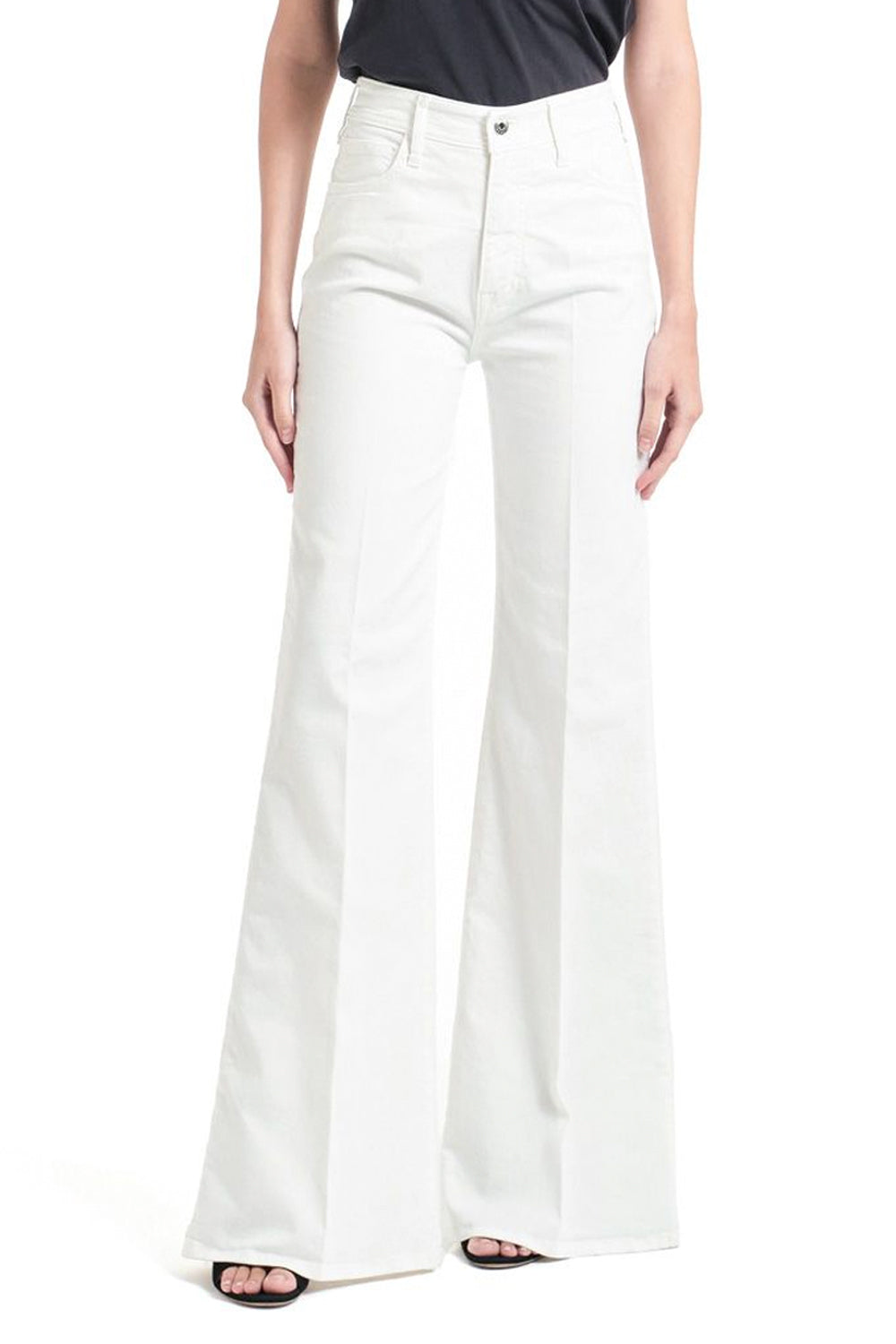 Jeans CYCLE Vita Alta Fondo Flaire - Modello Bianco