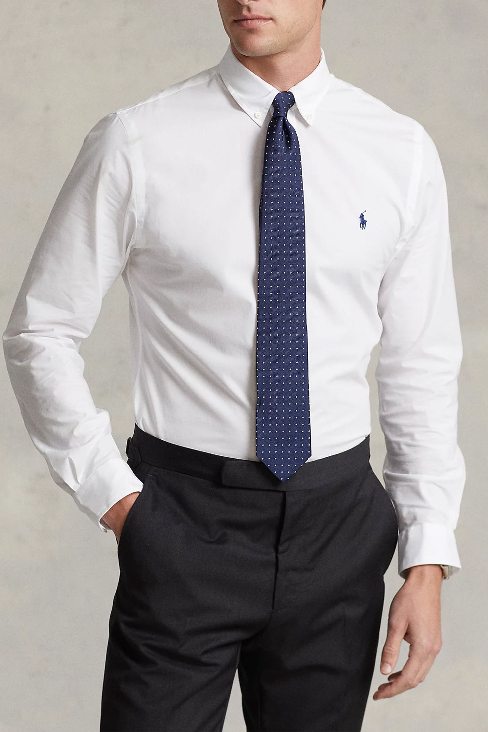 POLO RALPH LAUREN Camicia in popeline stretch Slim-Fit