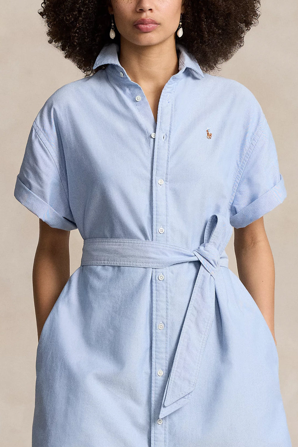 POLO RALPH LAUREN Abito chemisier con cintura Clothing POLO RALPH LAUREN