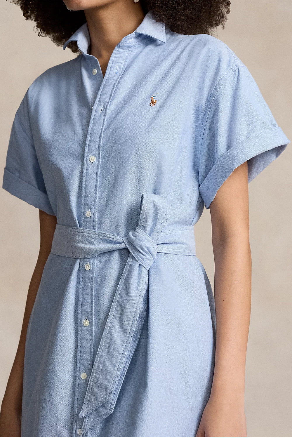 POLO RALPH LAUREN Abito chemisier con cintura Clothing POLO RALPH LAUREN