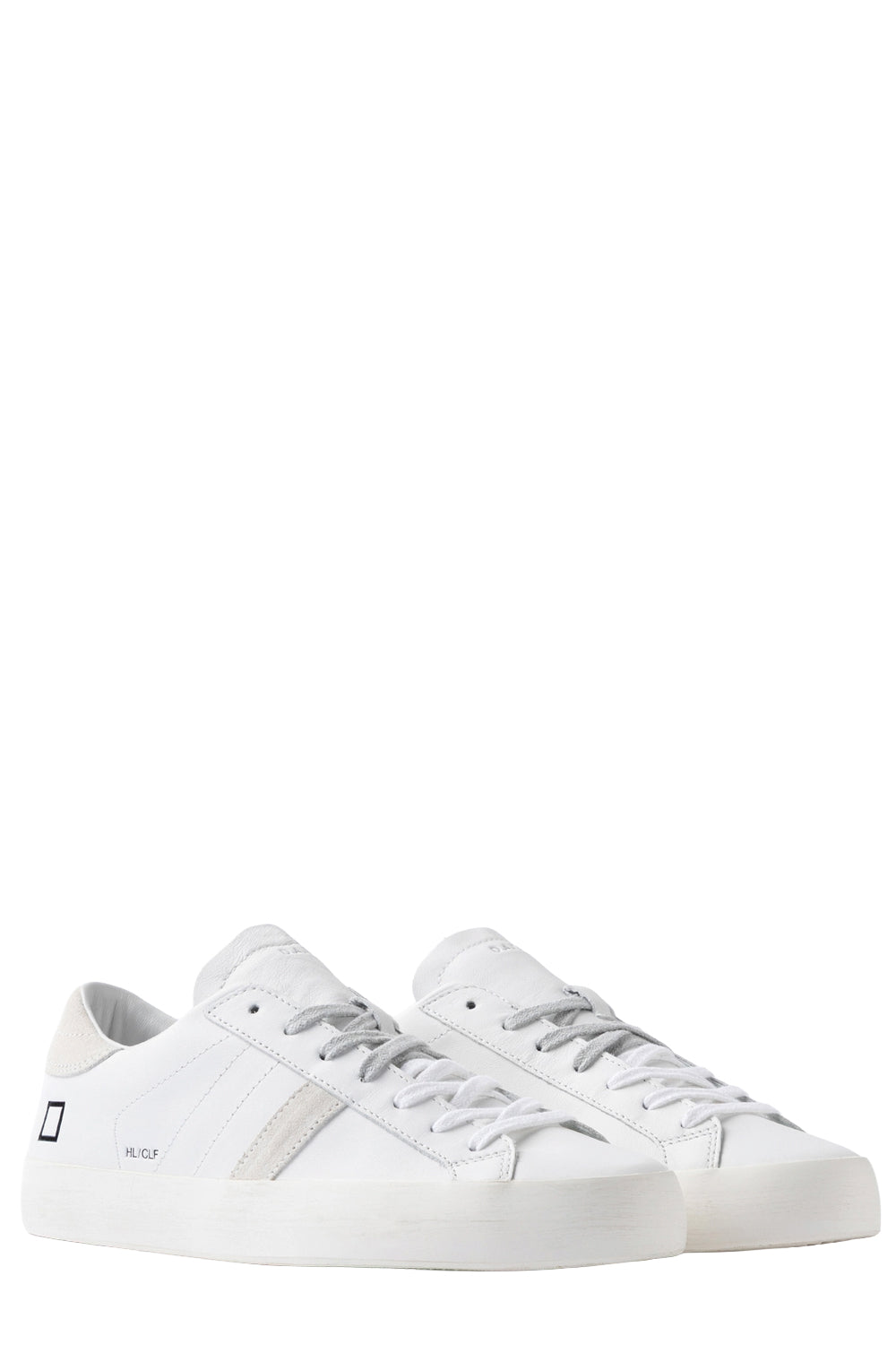 D.A.T.E. Scarpe Hill Low Calf White