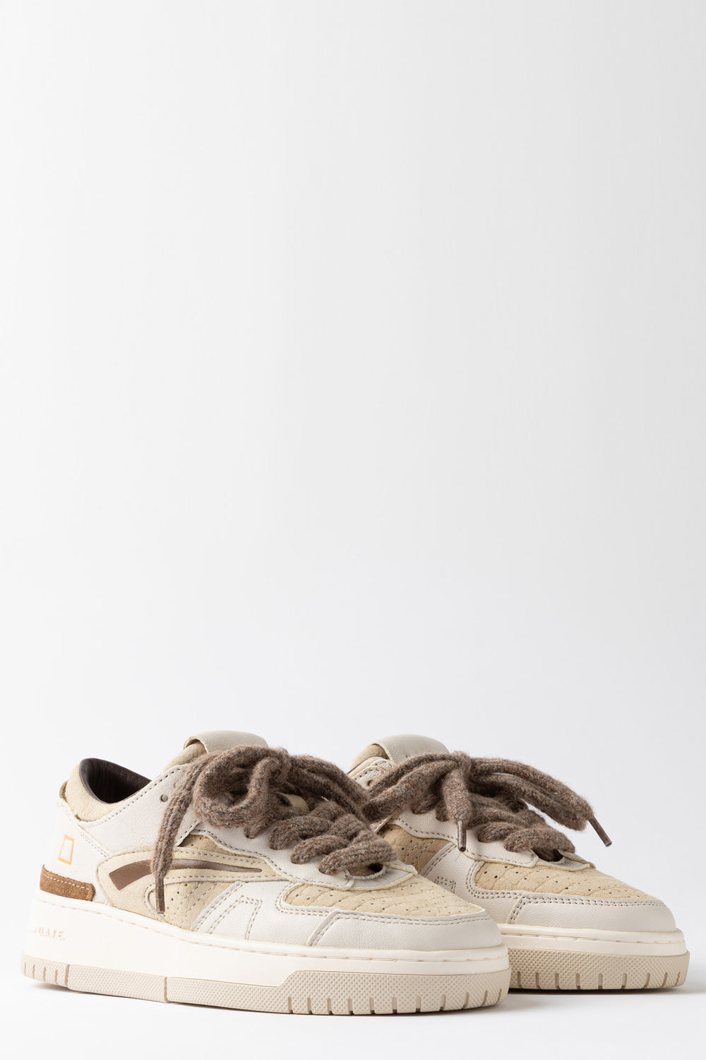 D.A.T.E. Sneakers Torneo Cocco in beige