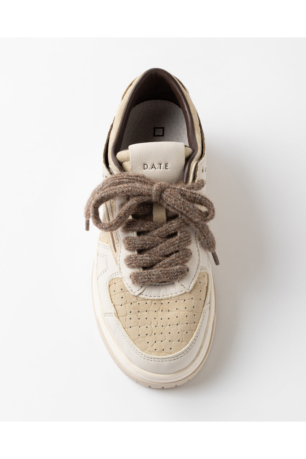 D.A.T.E. Sneakers Torneo Cocco in beige