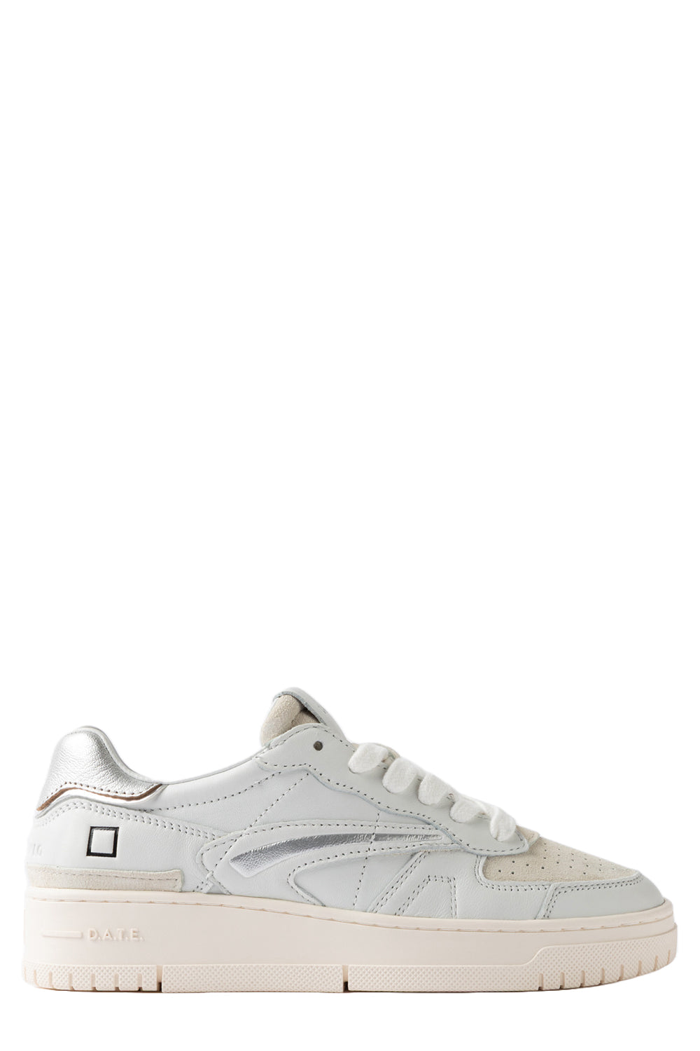 D.A.T.E. Torneo Pure Calf in bianco e argento