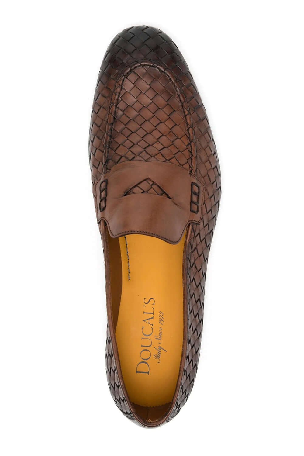 DOUCALS Mocassino Adler in pelle intrecciata