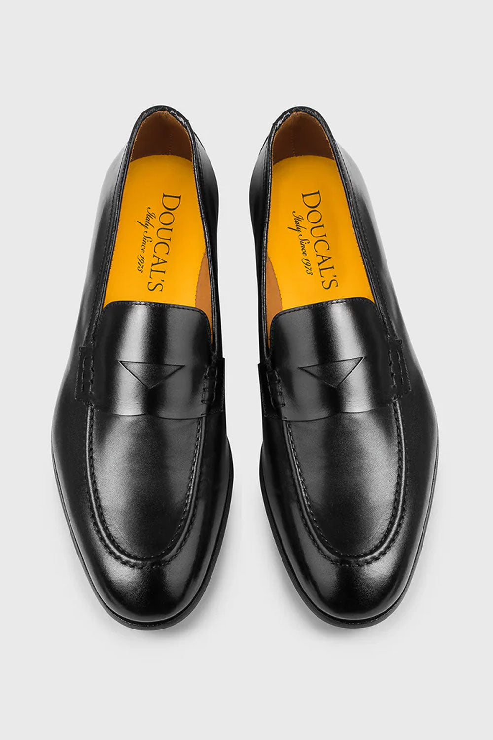DOUCALS Mocassino in pelle nero