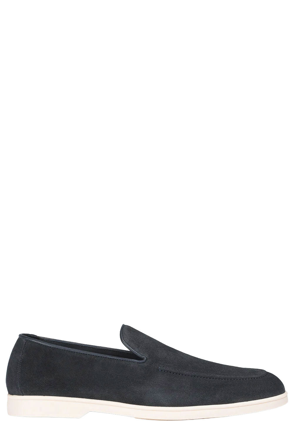 DOUCALS Mocassino in suede blu "notte"
