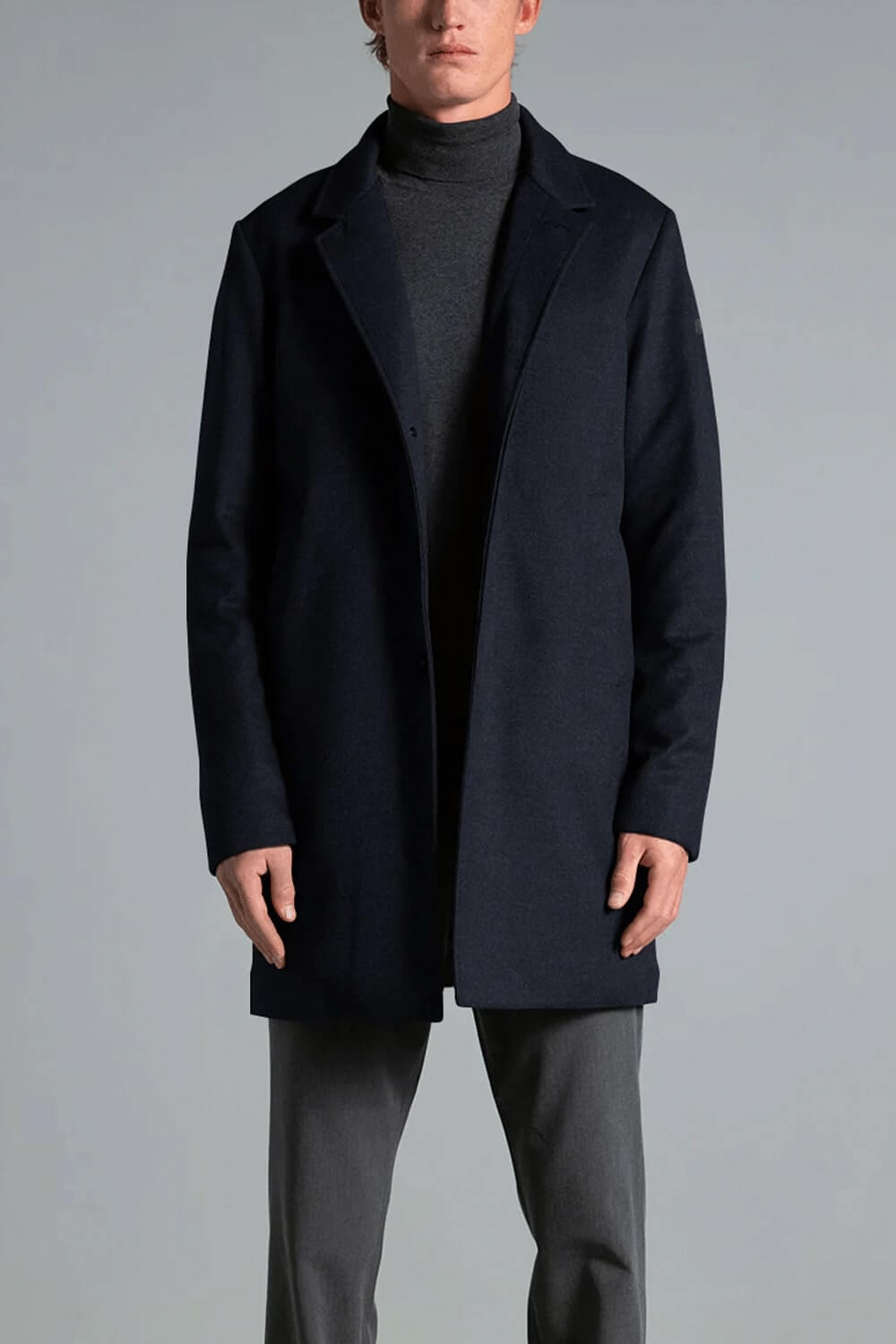 DUNO Cappotto in lana tecnico modello Fondo Uncategorized DUNO