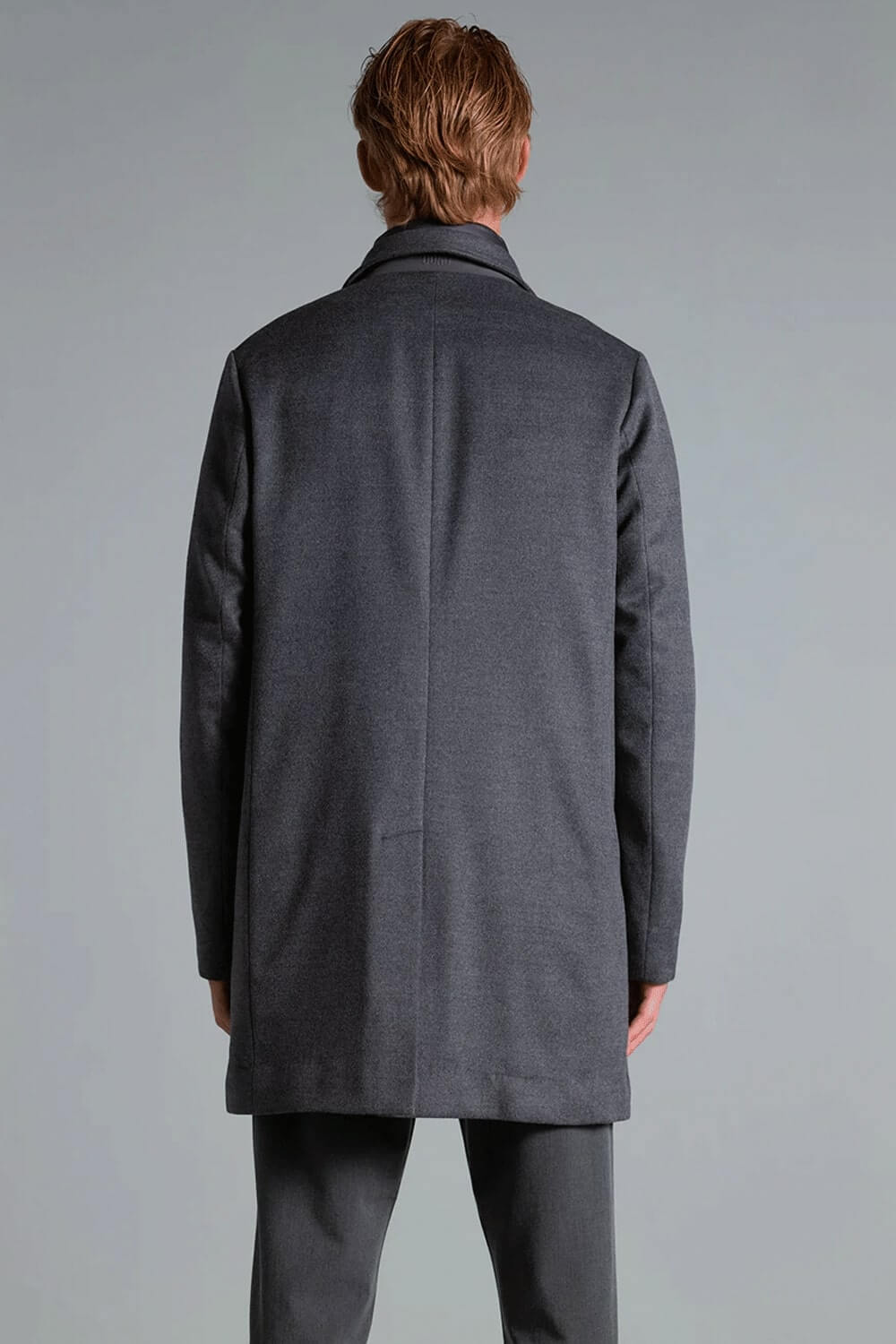 DUNO Cappotto in lana tecnico modello Fondo Uncategorized DUNO