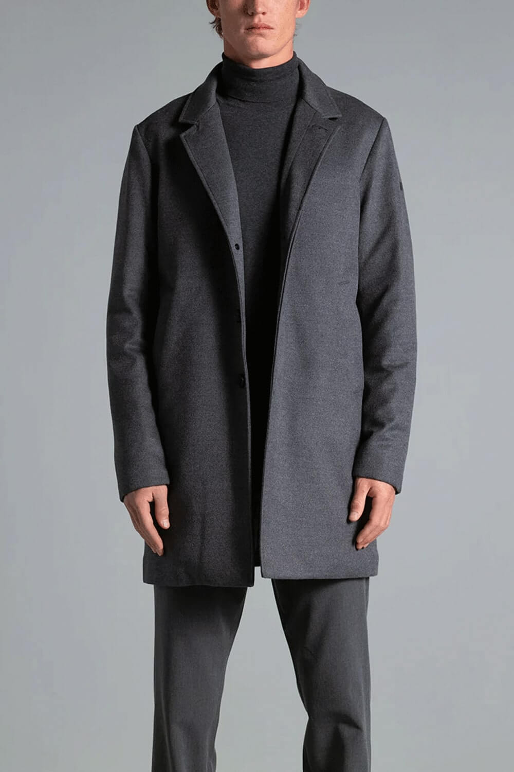 DUNO Cappotto in lana tecnico modello Fondo Uncategorized DUNO