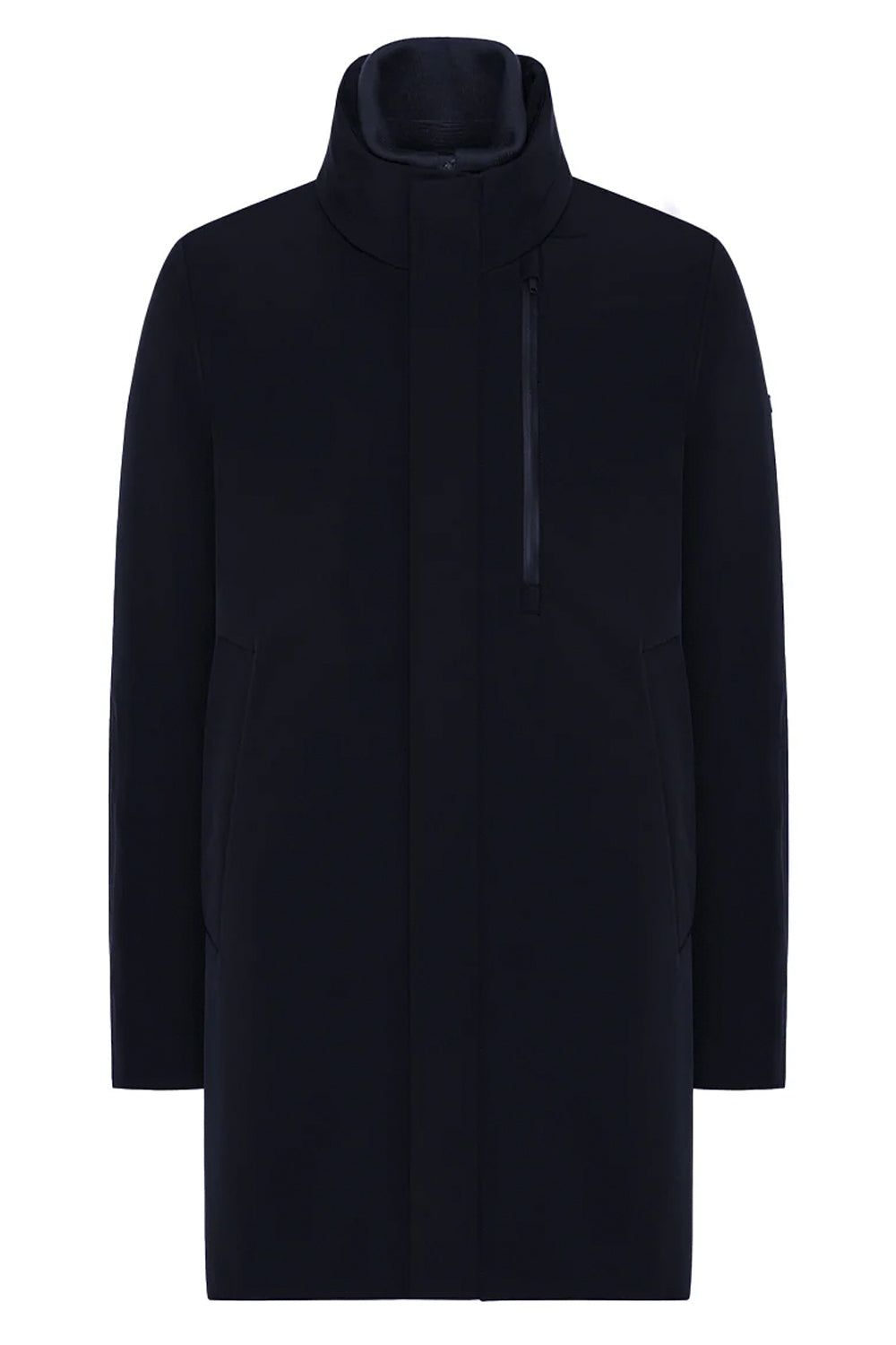 DUNO Cappotto in tessuto bistreth a due strati