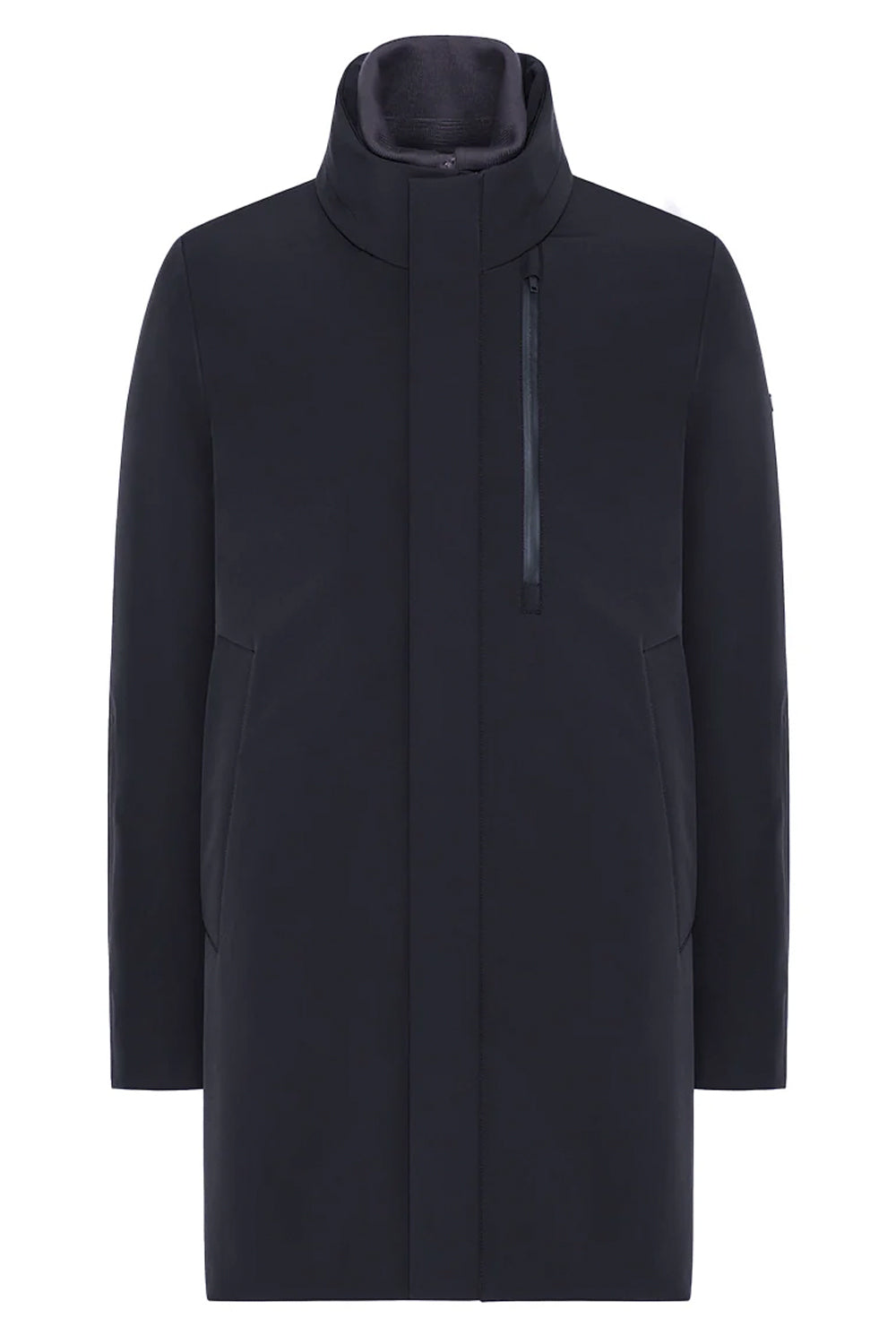 DUNO Cappotto in tessuto bistreth a due strati