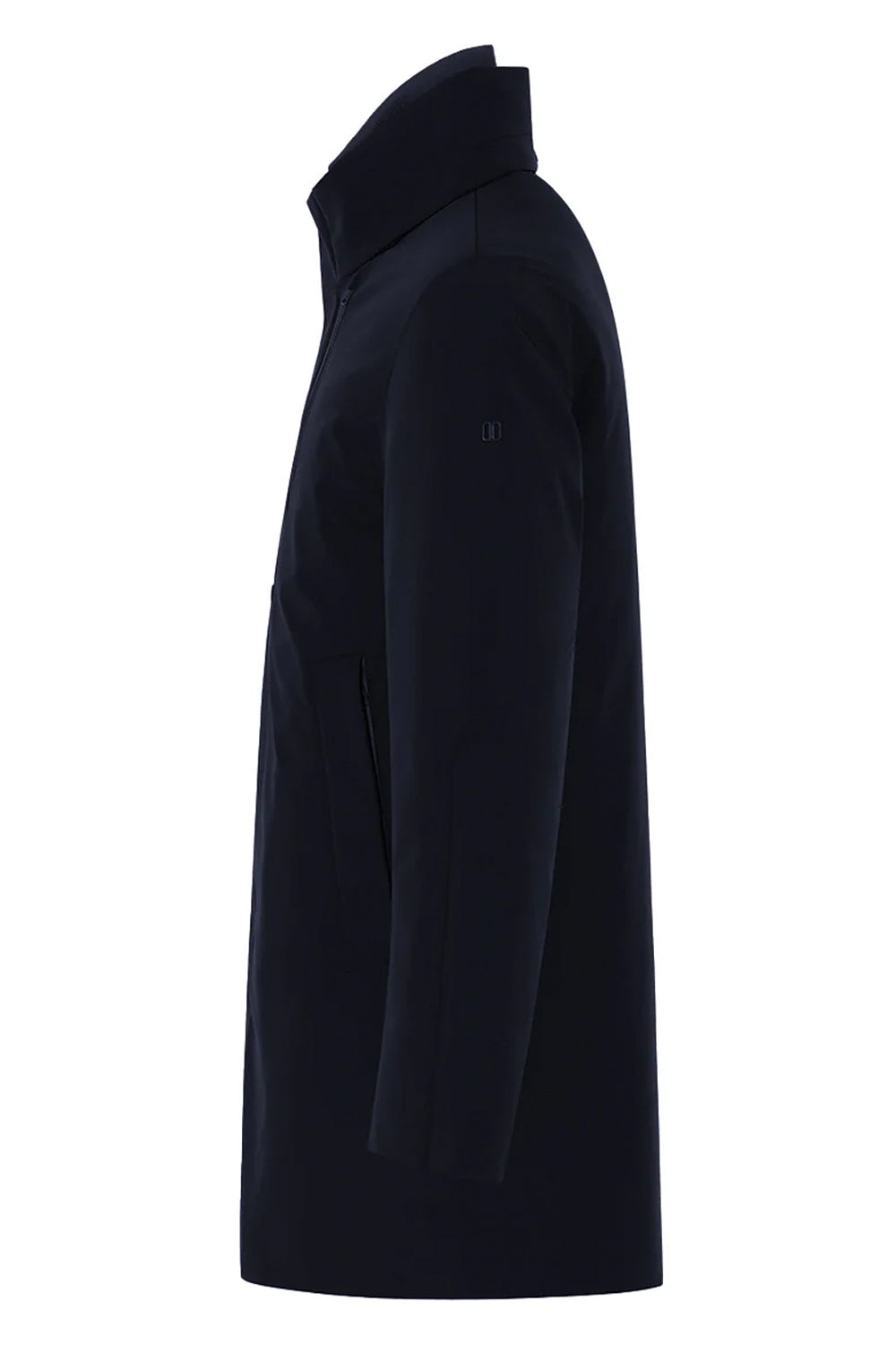 DUNO Cappotto in tessuto bistreth a due strati