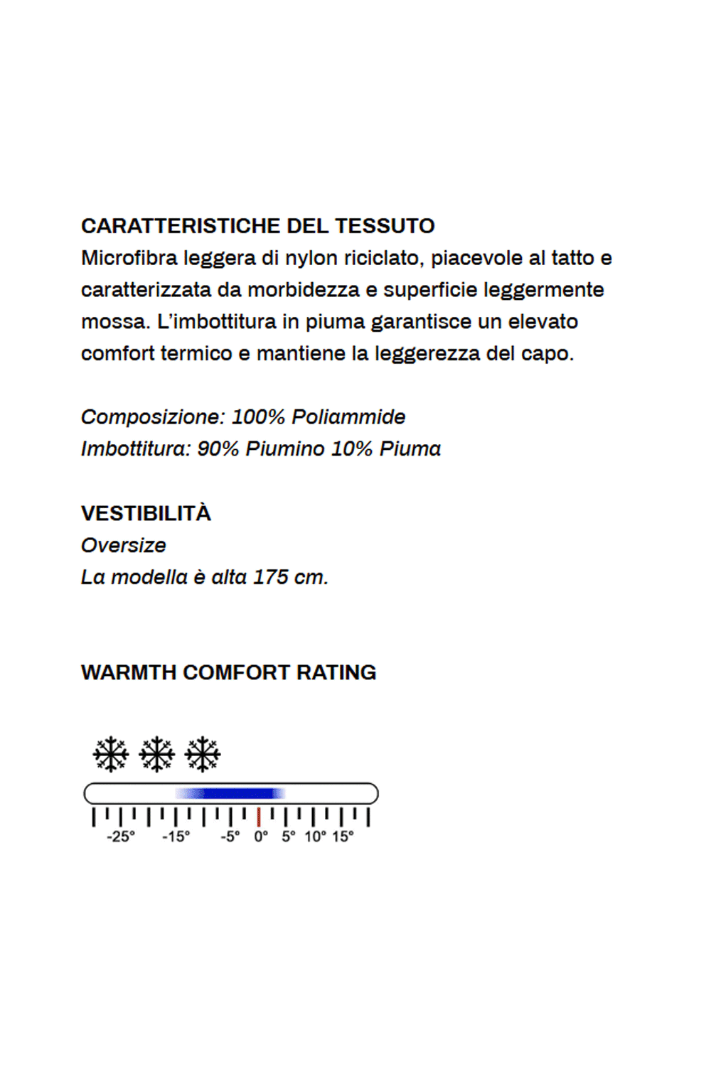 DUNO Piumino corto oversize Peggie