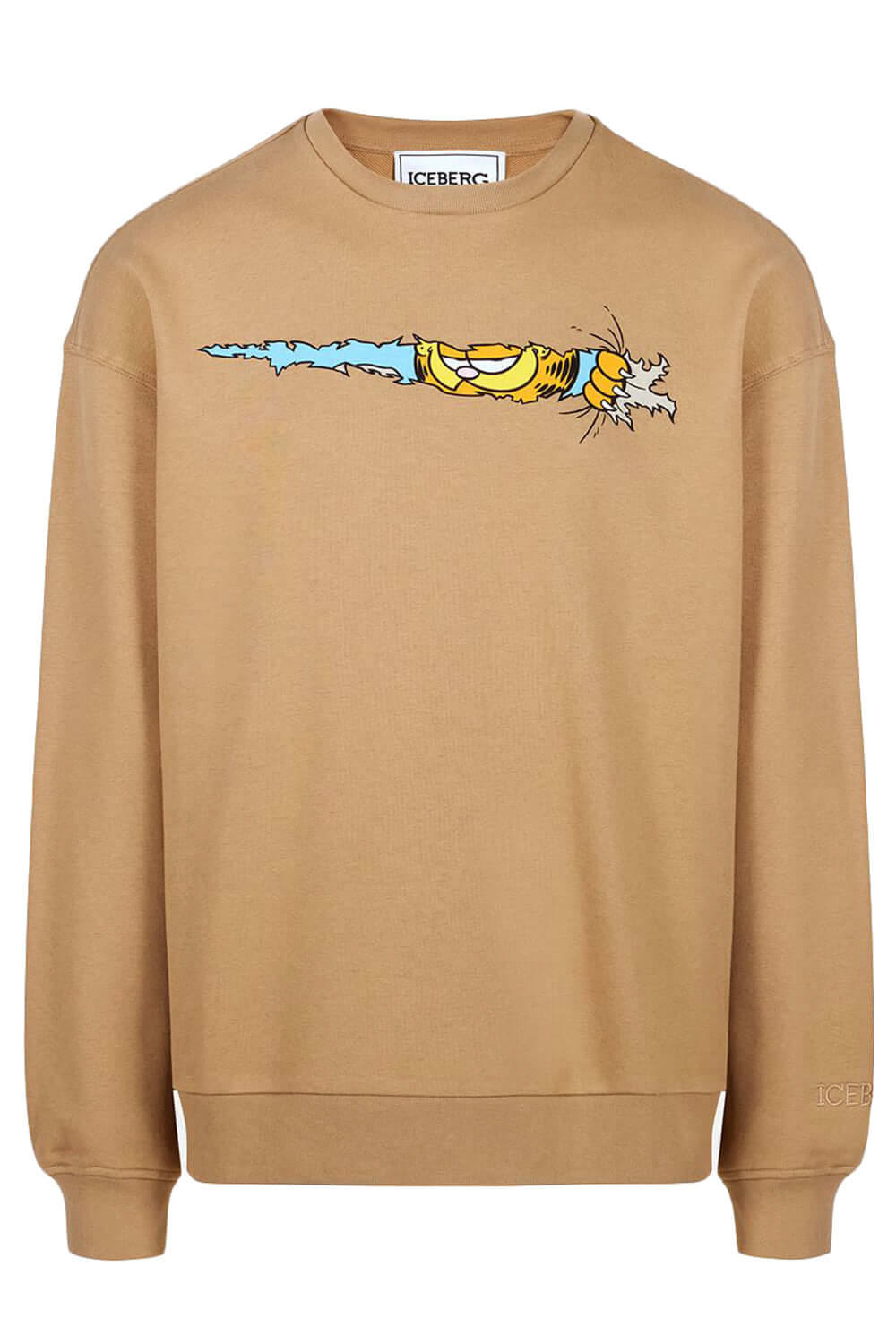 ICEBERG Felpa girocollo con stampa Garfield