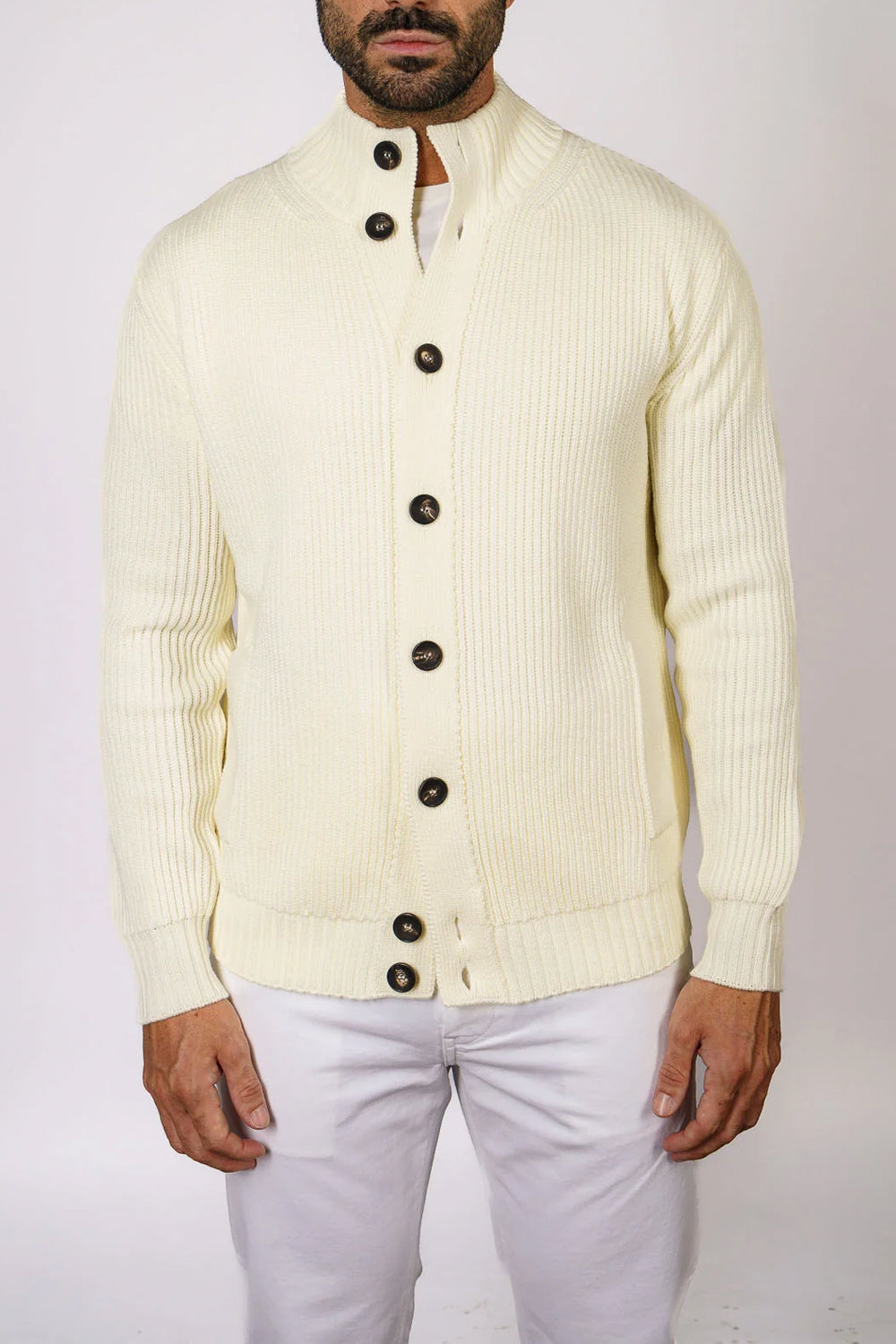 FILIPPO DE LAURENTIIS Cardigan in lana extrafine Uncategorized FILIPPO DE LAURENTIIS