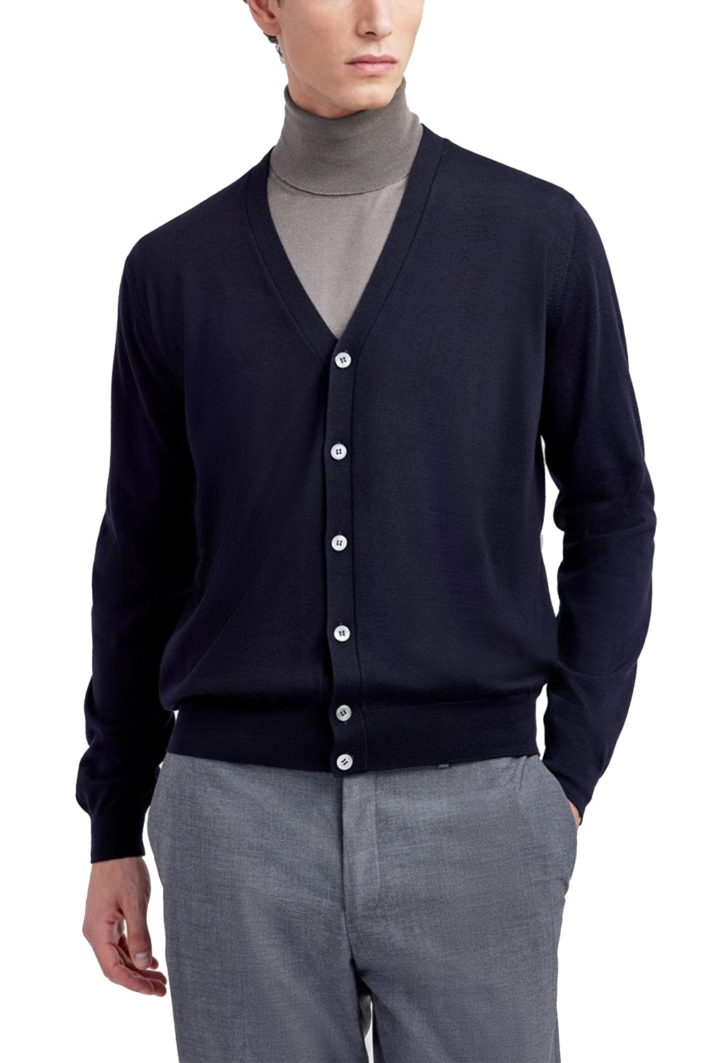 FILIPPO DE LAURENTIIS Cardigan in lana merino Uncategorized FILIPPO DE LAURENTIIS