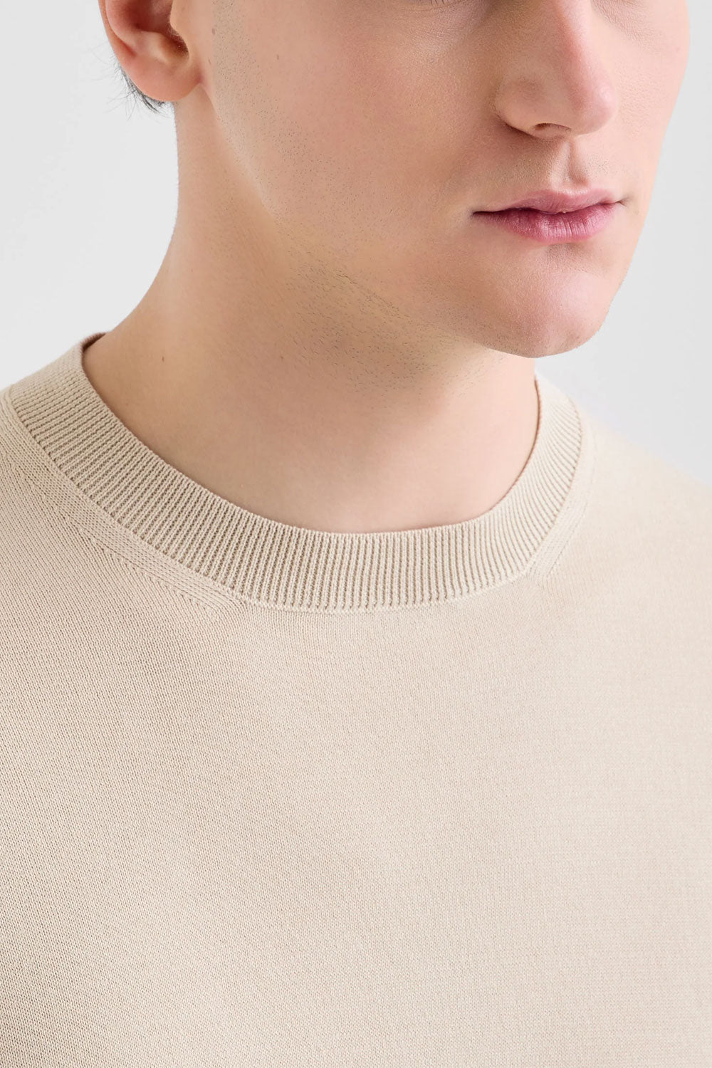 FILIPPO DE LAURENTIIS Maglia girocollo in cotone sublime