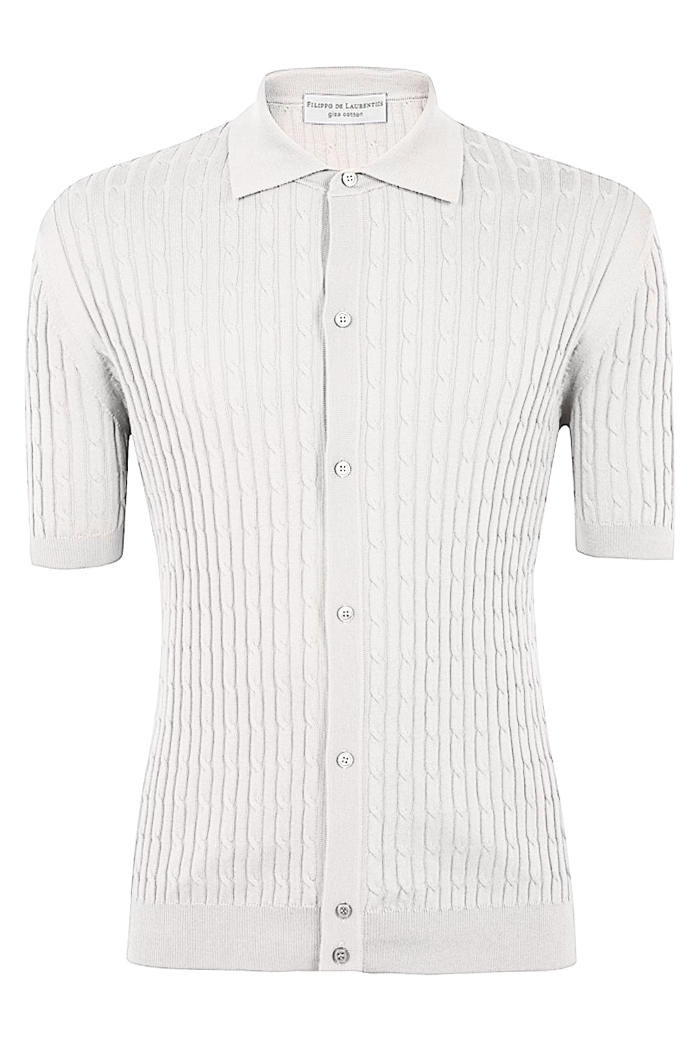 FILIPPO DE LAURENTIIS Polo camicia a trecce FILIPPO DE LAURENTIIS