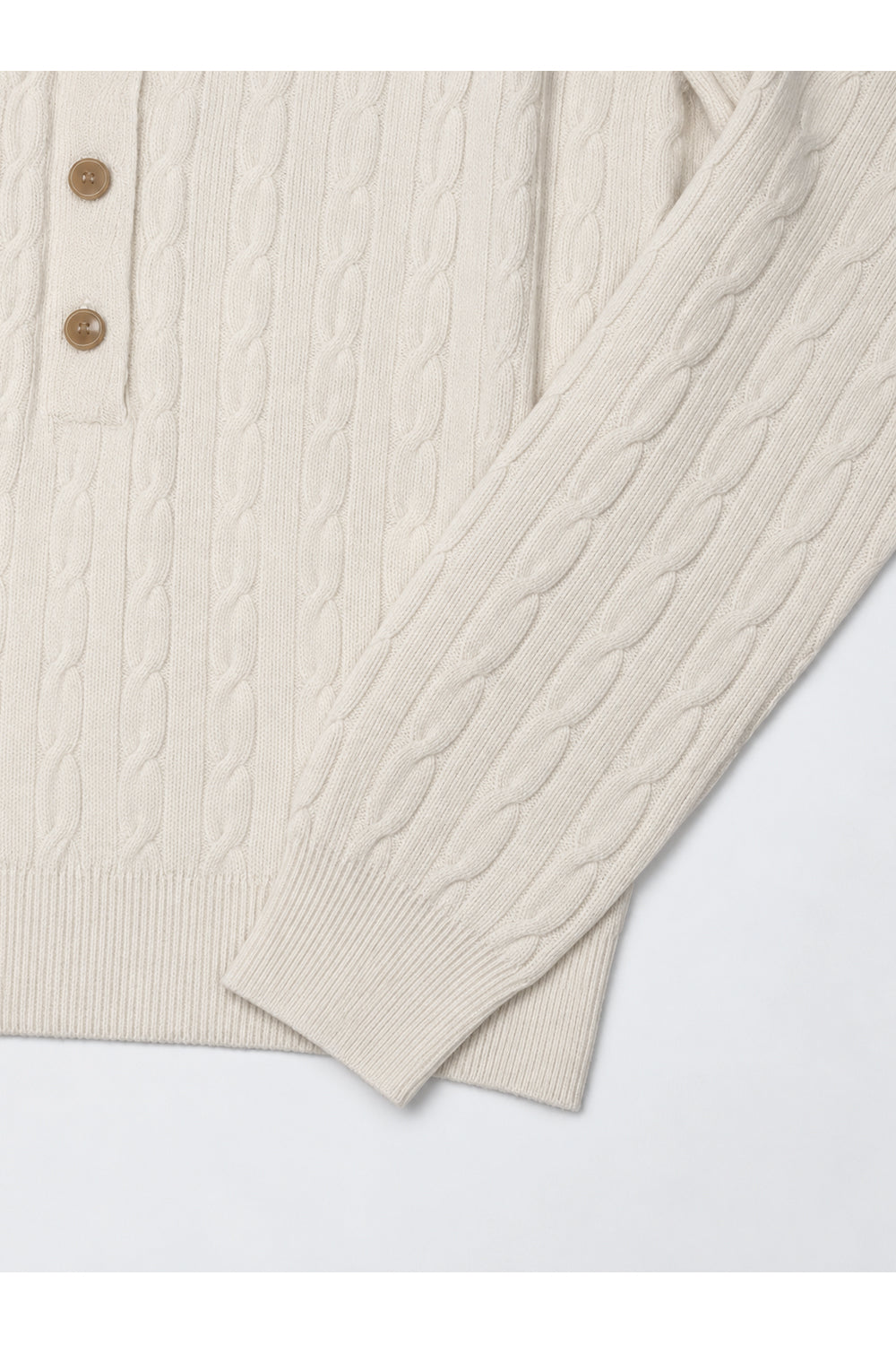 FILIPPO DE LAURENTIIS Polo in lana e cashmere a trecce