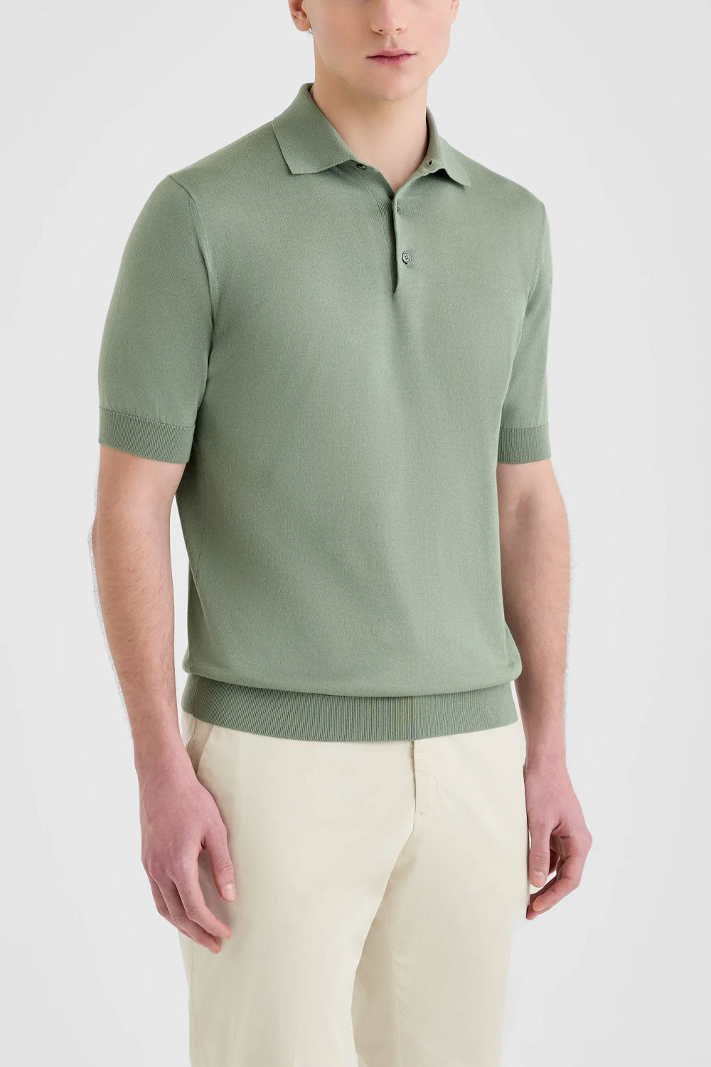 FILIPPO DE LAURENTIIS Polo in maglia di cotone sublime